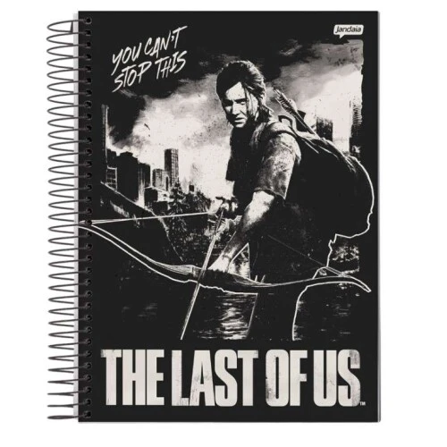 Caderno Universitário 10 Matérias The Last Of Us 160 Folhas - Jandaia