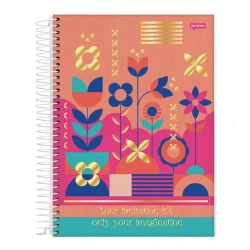Caderno Espiral Ecolínea 1 matéria 80 Folhas - Jandaia