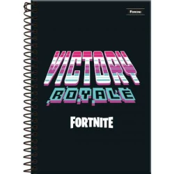 Caderno Espiral Fortnite 80 Folhas - Foroni