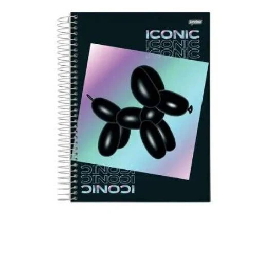 Caderno Espiral Holográfica 1 matéria 80 Folhas - Jandaia Caderno Espiral Holográfica 1 matéria 80 Folhas - Jandaia
