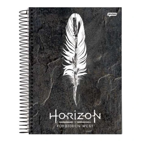 Caderno Espiral Horizon 1 matéria 80 Folhas - Jandaia