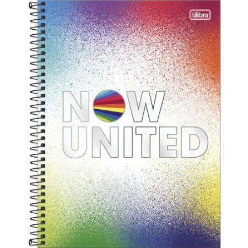 Caderno Universitário Now United 101 160 folhas - Tilibra