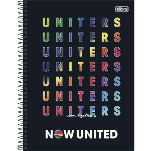 Caderno Universitário Now United 101 160 folhas - Tilibra