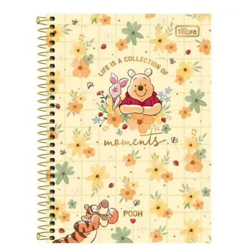 Caderno Espiral Pooh 80 folhas - Tilibra