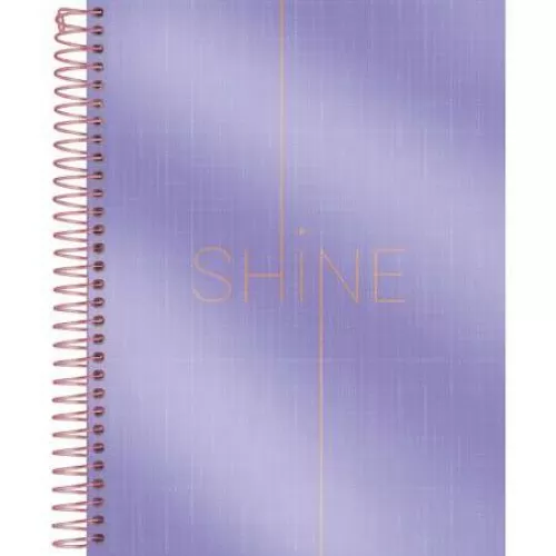 Caderno Espiral Shine Metálico 80 Folhas - Foroni