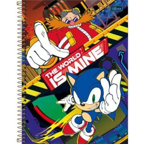 Caderno Espiral Sonic 80 folhas - Tilibra