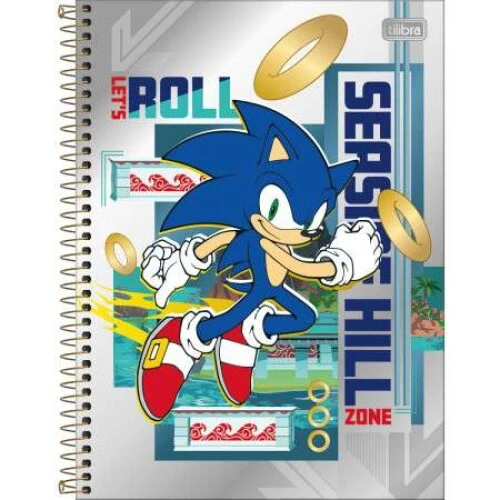 Caderno Espiral Sonic 80 folhas - Tilibra