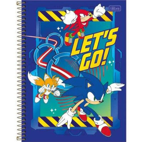 Caderno Espiral Sonic 80 folhas - Tilibra