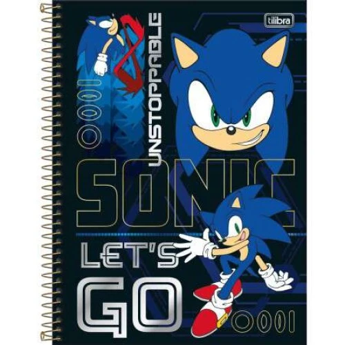 Caderno Espiral Sonic 80 folhas - Tilibra