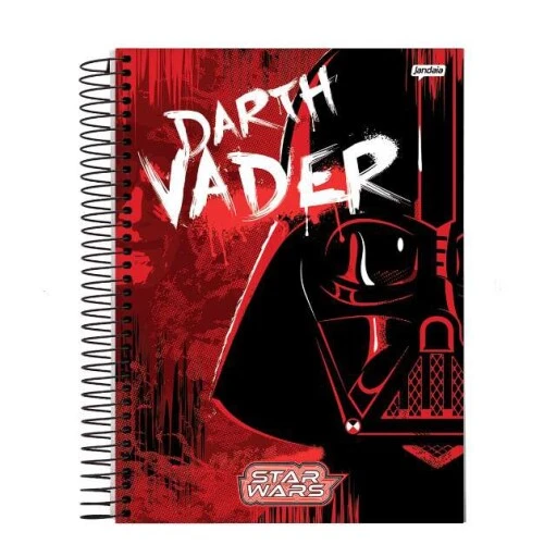 Caderno Espiral Star Wars 1 matéria 80 Folhas - Jandaia