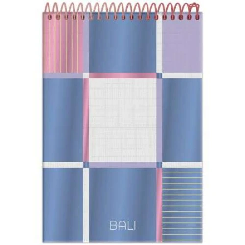 Caderno Espiral Vertical Bali 80 Folhas - Foroni