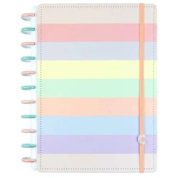 Caderno Inteligente Arco-Íris Pastel  A5 80 Folhas