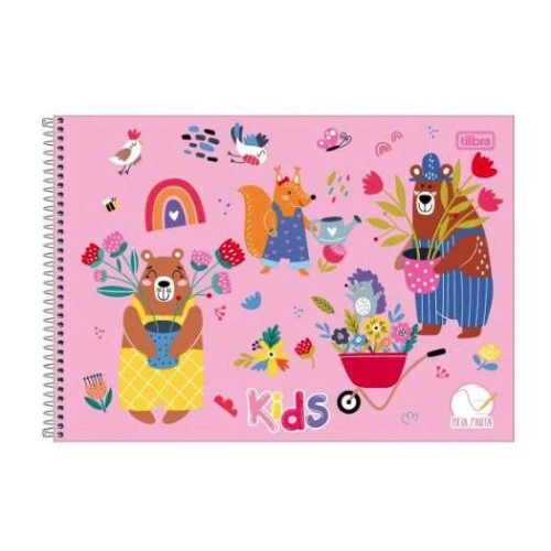 Caderno Meia Pauta kids 40 Folhas - Tilibra