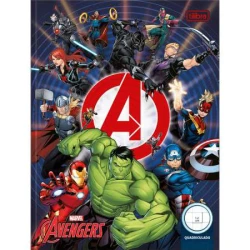 Caderno Quadriculado Avengers CD 40 folhas - Tilibra