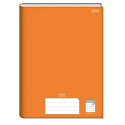 Caderno Quadriculado Capa Lisa CD 96 folhas - Jandaia