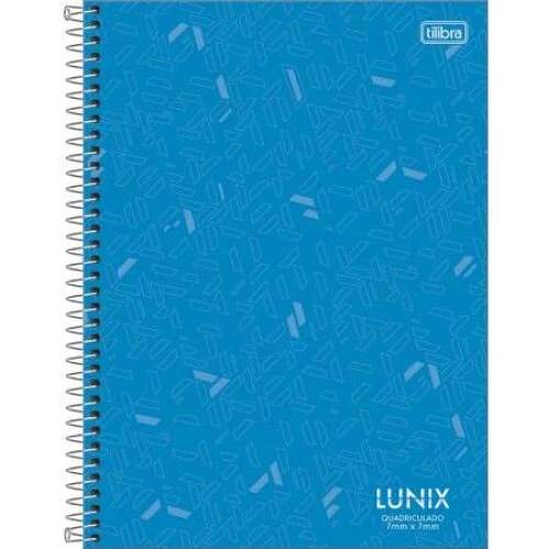 Caderno Quadriculado Lunix 80 folhas - Tilibra