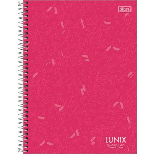 Caderno Quadriculado Lunix 80 folhas - Tilibra