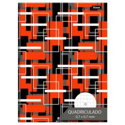 Caderno Quadriculado Square 80 Folhas - Foroni