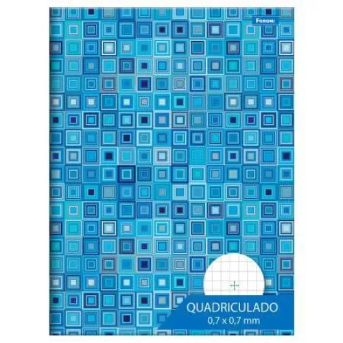 Caderno Quadriculado Square 80 Folhas - Foroni