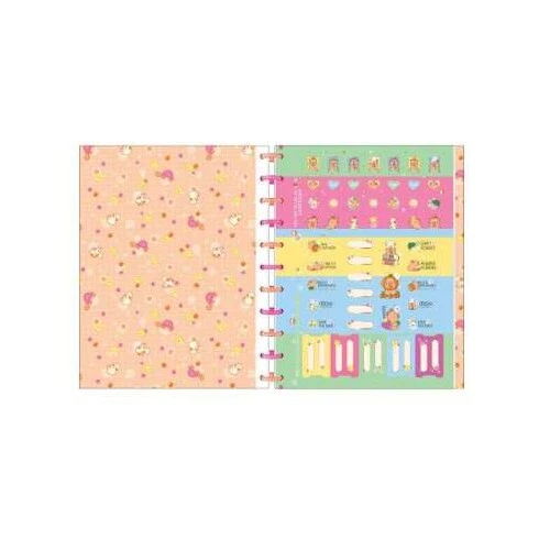 Caderno Tilidisco Capy Club 10 matérias 160 Folhas  Tilibra
