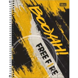 Caderno Universitário Free Fire 1 matéria 80 Folhas - Tilibra