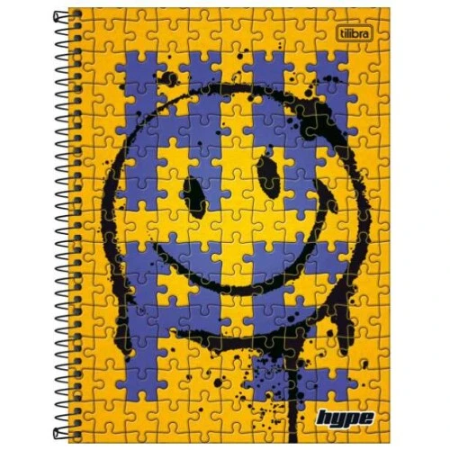 Caderno Univ. Cd 101 Hype 160 folhas - Tilibra