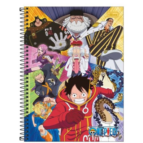 Caderno Univ. Cd 11 One Piece 80 Folhas - Tilibra Caderno Univ. Cd 11 One Piece 80 Folhas - Tilibra