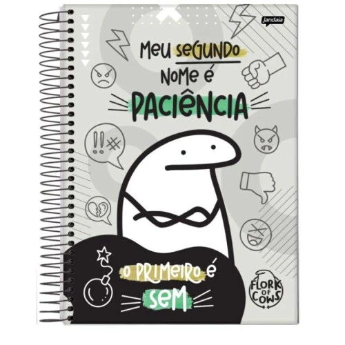 Caderno Univ. Cd 11 Flork 80 Folhas - Jandaia Caderno Univ. Cd 11 Flork 80 Folhas - Jandaia