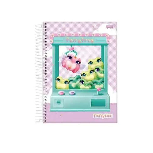 Caderno Univ. Cd 11 Fluffy 80 Folhas - Jandaia