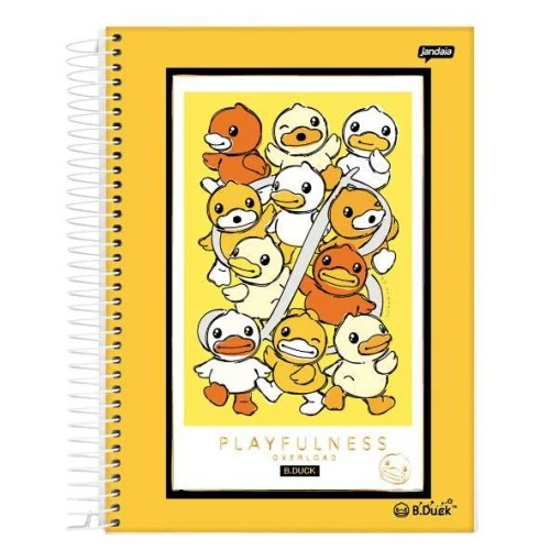 Caderno Univ. Cd 11 B.Duck 80 Folhas - Jandaia