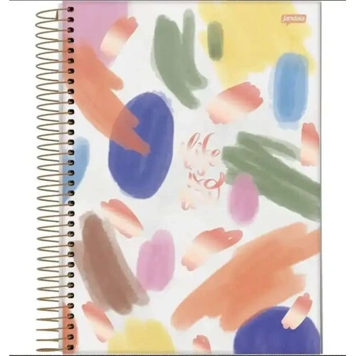 Caderno Univ. Cd 11 La Creme 80 Folhas - Jandaia Caderno Univ. Cd 11 La Creme 80 Folhas - Jandaia