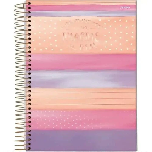 Caderno Univ. Cd 11 La Creme 80 Folhas - Jandaia Caderno Univ. Cd 11 La Creme 80 Folhas - Jandaia