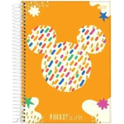 Caderno Univ. Cd 11 Mickey 80 Folhas - Tilibra