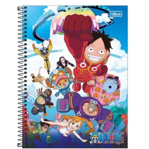 Caderno Univ. Cd 11 One Piece 80 Folhas - Tilibra Caderno Univ. Cd 11 One Piece 80 Folhas - Tilibra
