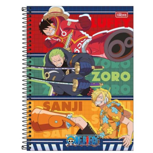 Caderno Univ. Cd 11 One Piece 80 Folhas - Tilibra Caderno Univ. Cd 11 One Piece 80 Folhas - Tilibra