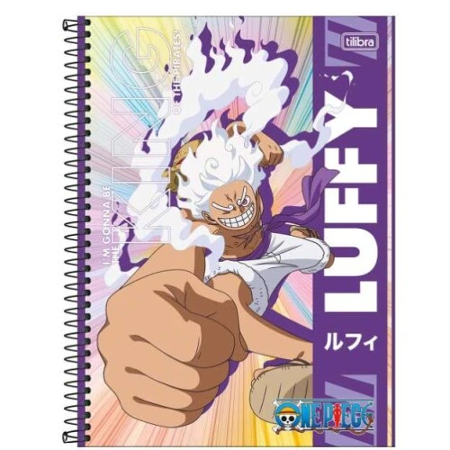 Caderno Univ. Cd 11 One Piece 80 Folhas - Tilibra Caderno Univ. Cd 11 One Piece 80 Folhas - Tilibra