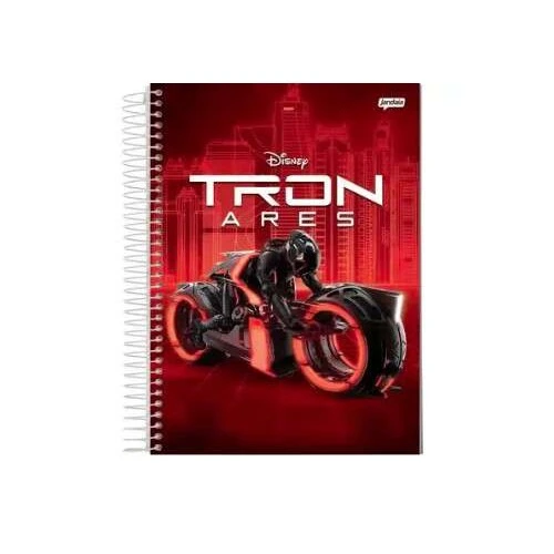 Caderno Univ. Cd 1M Tron Ares 80 Folhas - Jandaia