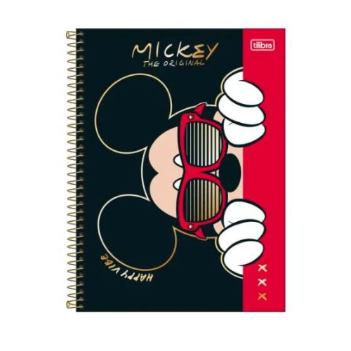 Caderno Univ. Cd Mickey 1 matéria 80 Folhas - Tilibra