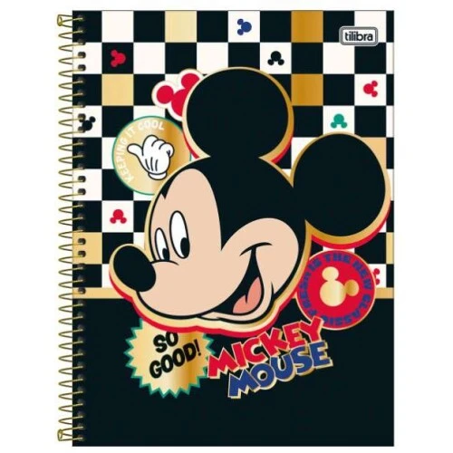 Caderno Univ. Cd Mickey 1 matéria 80 Folhas - Tilibra
