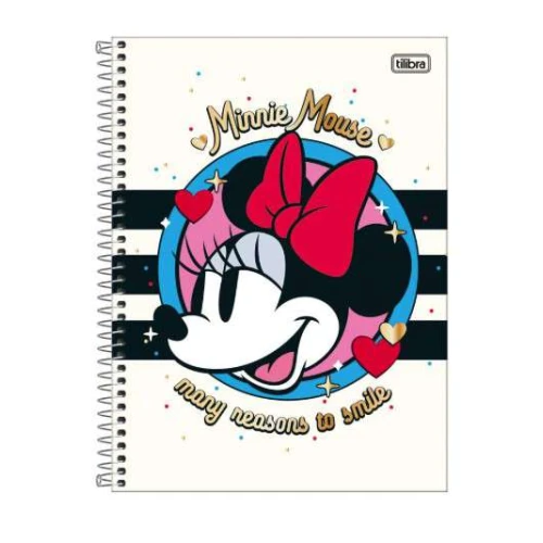 Caderno Univ. Cd Minnie 1 matéria 80 Folhas - Tilibra Caderno Univ. Cd Minnie 1 matéria 80 Folhas - Tilibra