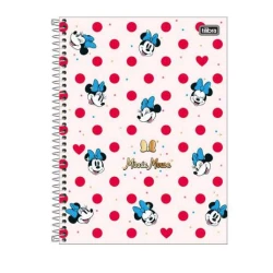 Caderno Universitário 1 matéria Minnie 160 folhas - Tilibra