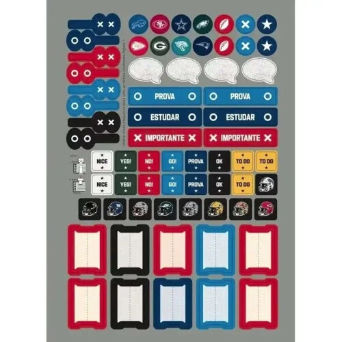 Caderno Univ. Nfl 1 Materia CD 80 Folhas - Jandaia