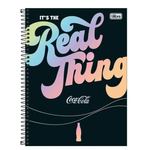 Caderno Universitário 1 Matéria Connect Coca-Cola 80 Folhas - São Domingos Caderno Universitário 1 Matéria Connect Coca-Cola 80 Folhas - São Domingos