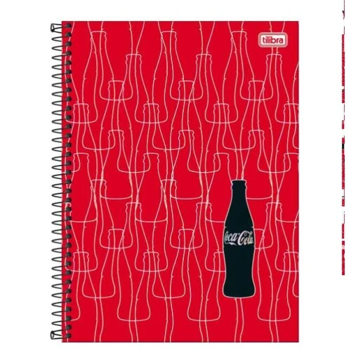 Caderno Universitário 1 Matéria Connect Coca-Cola 80 Folhas - São Domingos Caderno Universitário 1 Matéria Connect Coca-Cola 80 Folhas - São Domingos