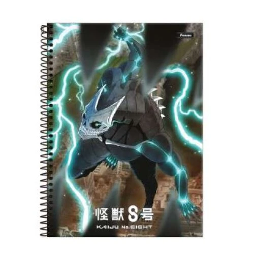 Caderno Universitário 1 Materia Kaiju N.8 80 Folhas - Foroni