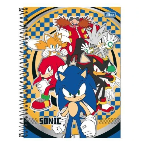 Caderno Universitário 1 Matéria Sonic 80 Folhas Tilibra Caderno Universitário 1 Matéria Sonic 80 Folhas Tilibra