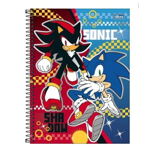 Caderno Universitário 1 Matéria Sonic 80 Folhas Tilibra Caderno Universitário 1 Matéria Sonic 80 Folhas Tilibra