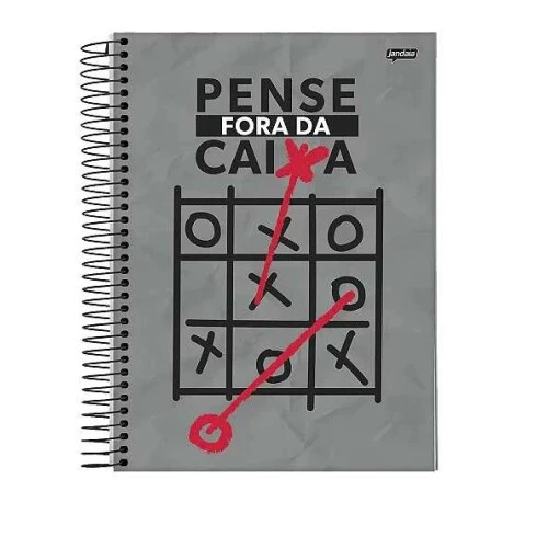 Caderno Universitário 1 matéria Insano 80 folhas - Jandaia