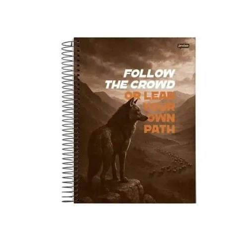 Caderno Universitário 1 matéria No Pain 80 folhas - Jandaia