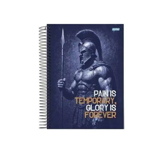 Caderno Universitário 1 matéria No Pain 80 folhas - Jandaia